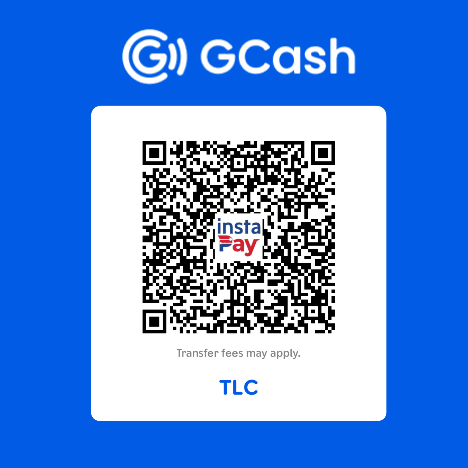 TLC GCash QR payment code
